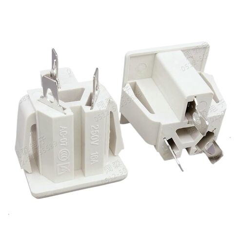Power Socket 15A 125V/250V Inverter Socket Appliance Socket Cabinet Socket White in Saudi Arabia