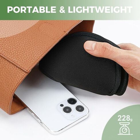 وسادة تسخين كهربائية لاسلكية للرقبة والكتف، لفافة رقبة قابلة للحمل مع 3 مستويات تسخين، دعامة تسخين صغيرة رفيعة قابلة لإعادة الشحن 4000 مللي أمبير في الساعة 30 دقيقة إيقاف تلقائي (أسود) in Kuwait