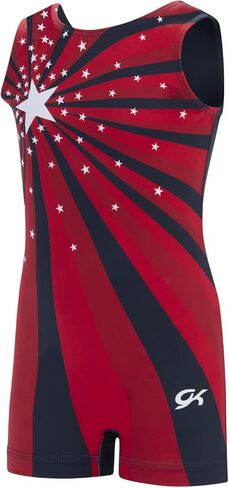 GK Stars Leotard for Girls | Dance & Gymnastics - AMZST100AS in Saudi Arabia