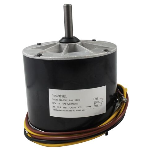 Y7S623C835L HC39GE226A محرك مروحة مكثف 1/4HP 1100 دورة في الدقيقة 208-230 فولت متوافق مع محرك مروحة المكثف الناقل براينت باين استبدال HC39GE226 HB39GQ230 HC39GQ230 HC39CQ230 5KCP39FGY563S in Kuwait