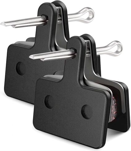 ZWHEEL 2 Pairs Bike Brake Pads - Semi-Metallic Disc Brake Pads Compatible with Shimano Deore MT200 M315 M355 M365 M446, Tektro TRP - Quiet & Durable Stopping Power for MTB and E-Bikes in Saudi Arabia