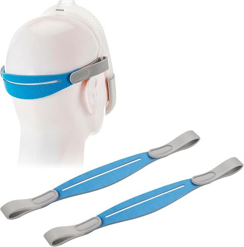 Replacement Headgear Strap Compatible with AirFit N30i/P30i, Premium Comfort Soft Elastic Fabric Adjustable Magic Tape Design for a Snugly Fit in Saudi Arabia