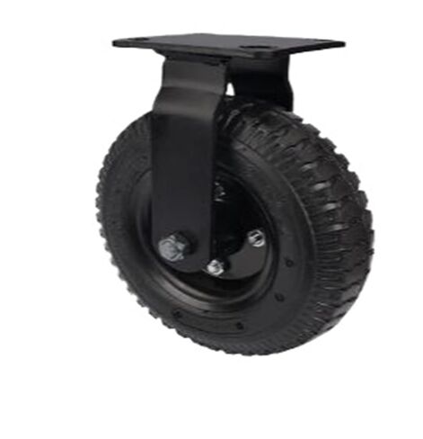 1 piece 8 inch Regular Caster Inflatable Rubber Wheel Heavy Duty(8-inch-B-Active) in Saudi Arabia
