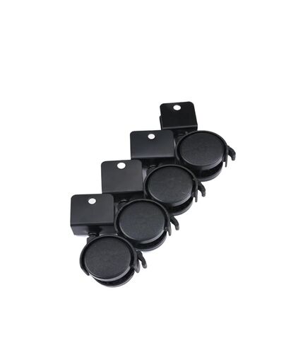 (Pack of 4) 1.5-inch U-Shaped Plywood Universal Wheels Furniture Chair casters with Brakes Office Computer Desk(Without Brake,20mm) in Saudi Arabia