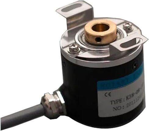 1pc Hollow shaft rotary encoder ZKP3808 1000 pulse 1000 line three-phase 5-24V(5V push output) in Saudi Arabia