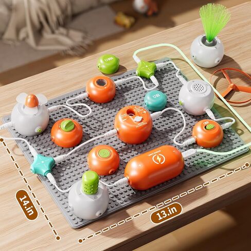 Science Kits for Kids Age 5-7, Circuits for Kids 8-12, Ammeter and Dust Suction Module Etc, Science Experiments Circuit Educational Gift Toys for Kid Boys Girls Ages 3 4 5 6 7 8 9 10 11 12 in Kuwait