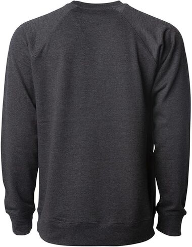 Independent Trading Co. - Icon Lightweight Loopback Terry Crewneck Sweatshirt - SS1000C - 2XL - Charcoal Heather in Saudi Arabia
