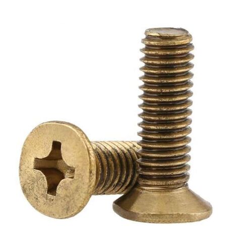 M4 M5 M6 الصلبة النحاس غاطسة مسامير فيليبس رئيس شقة مسامير (10PCS، M5x16mm) in Kuwait