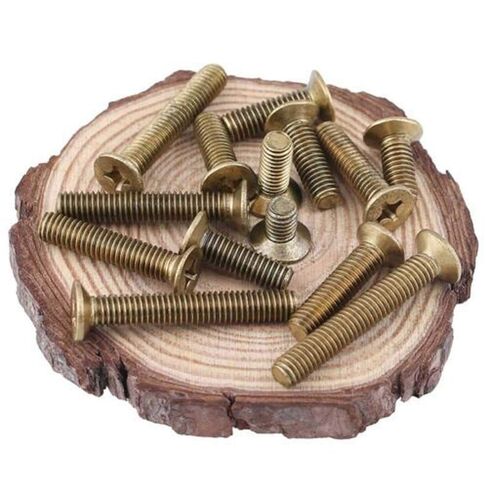 M4 M5 M6 الصلبة النحاس غاطسة مسامير فيليبس رئيس شقة مسامير (10PCS، M5x16mm) in Kuwait