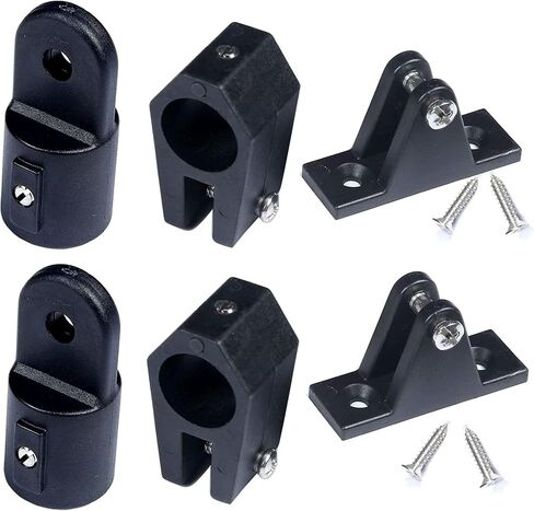 MX Bimini Top Deck المفصل ، معدات ركوب القوارب المسطحة مع البراغي (4pcs) in Kuwait