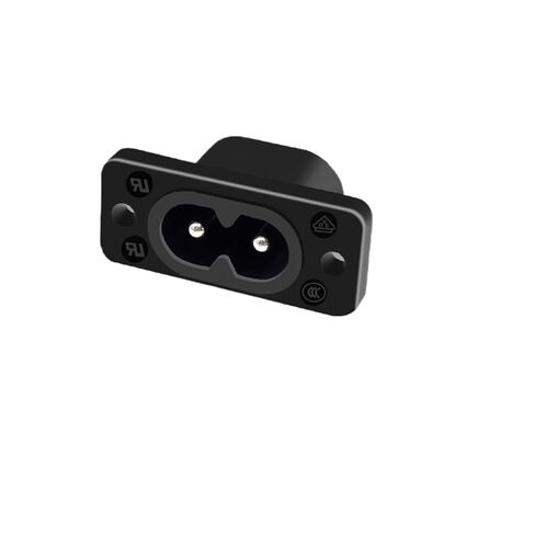 AC Power Socket 8-Shaped Socket Two-core 2-Hole with mounting Holes can be Welded Pure Copper Foot Socket in Saudi Arabia