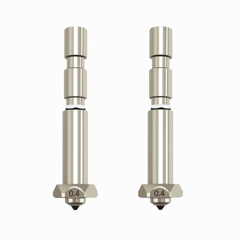 3PK 0.4MM Integrated Hardened Steel Nozzles for Kobra X Combo Quick-Swap High Flow High Speed Throat Tube Nozzles Print Head Extruder Kit Hot End for Anycubic Printer in Saudi Arabia