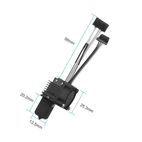 p1 p1s Hotend Kit for Bambu lab p1 Series 3D Printer, with Fan, hot end,Thermistor, Ceramic Heater, 0.2/0.4/0.6/0.8mm Hardened Steel Nozzle and Extruder Heating Block Replacement in Saudi Arabia