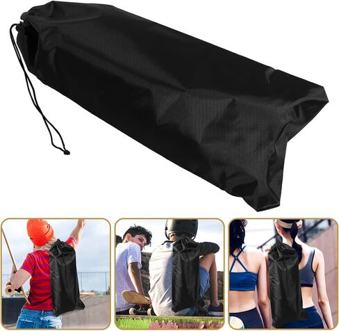 حقيبة لوح تزلج مقاومة للماء للاستخدام الخارجي ومتعددة الوظائف مع أشرطة قابلة للتعديل للأسماك الصغيرة وألواح طريق الموز وحقيبة ظهر للسفر والرياضة in Kuwait