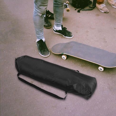 Skateboard Sling Bag Waterproof 600d Oxford Cloth Large Skateboard Storage Backpack with Double Shoulder Straps for Outdoor Sports and Travel in Kuwait