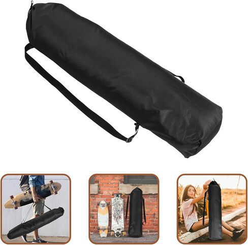 Skateboard Sling Bag Waterproof 600d Oxford Cloth Large Skateboard Storage Backpack with Double Shoulder Straps for Outdoor Sports and Travel in Kuwait
