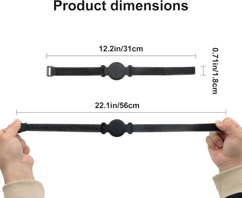 حامل تعقب زجاجات المياه متوافق مع Apple Airtag: حزام مرن قابل للتعديل مع غطاء سيليكون مقاوم للماء متوافق مع ستانلي/قارورة مائية/أوالا/يتي/نالجين معظم زجاجات المياه in Kuwait