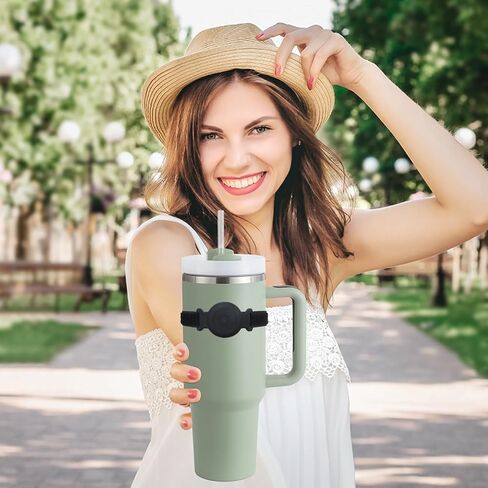 حامل تعقب زجاجات المياه متوافق مع Apple Airtag: حزام مرن قابل للتعديل مع غطاء سيليكون مقاوم للماء متوافق مع ستانلي/قارورة مائية/أوالا/يتي/نالجين معظم زجاجات المياه in Kuwait