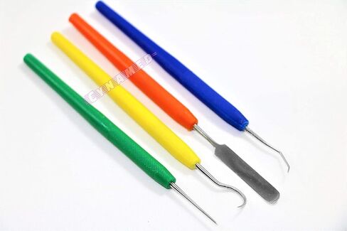 Dental Plastic Scaler 3pcs + Spatula | Dental Probes Disposable Plastic Scalers Crafts, Dental, Vet (Cynamed) in Saudi Arabia
