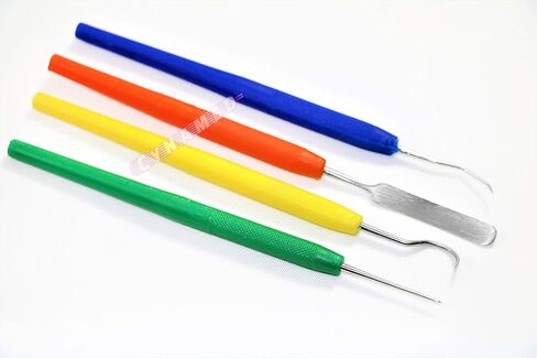 Dental Plastic Scaler 3pcs + Spatula | Dental Probes Disposable Plastic Scalers Crafts, Dental, Vet (Cynamed) in Saudi Arabia