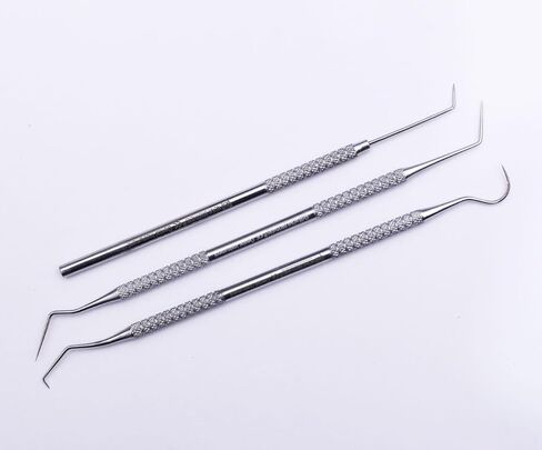 مجموعة أدوات إكسبلورر لتقويم الأسنان وعلاج لب الأسنان مكونة من 3 قطع لاستخدامات طب الأسنان in Kuwait