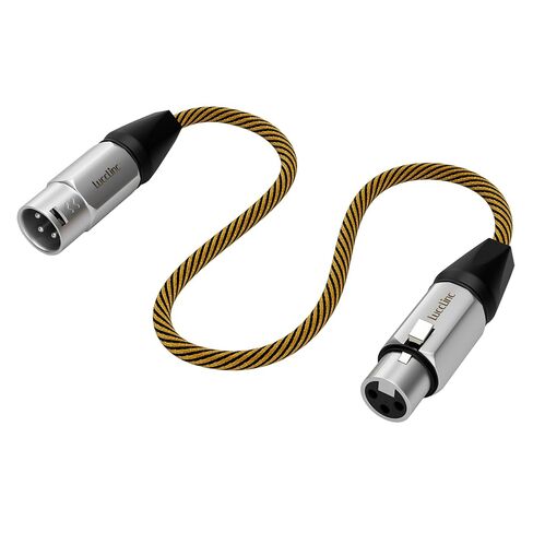 XLR Cables 25 ft 2 Pack，Durable Nylon Braided Male to Female Microphone Cable,Cord for Recording Mixer Amplifie Speaker, OFC Shielded and Balanced XLR in Saudi Arabia