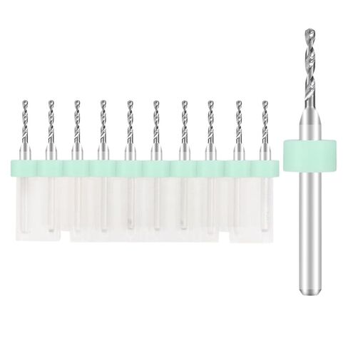 1.5 مللي متر لقمة ثقب PCB صغيرة للوحة دوائر الطباعة كربيد CNC مجموعة لقمة ثقب 10-100 قطعة (5 صندوق (50 قطعة)) in Kuwait