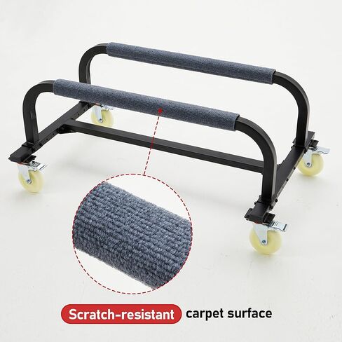 Watercraft PWC Dolly, Jet Ski Stand PWC Cart for Moving Watercraft, Adjustable Bunks with 4 Casters & 2 Brakes, Heavy-Duty Jet Ski Cart for Kayaks, Jet Skis, Speedboats in Kuwait