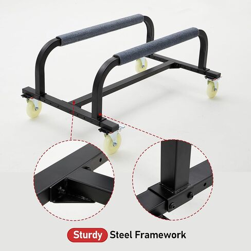 Watercraft PWC Dolly, Jet Ski Stand PWC Cart for Moving Watercraft, Adjustable Bunks with 4 Casters & 2 Brakes, Heavy-Duty Jet Ski Cart for Kayaks, Jet Skis, Speedboats in Kuwait