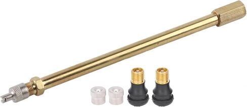 طقم استبدال صمام الإطارات بدون أنبوب، 5.9 بوصة متعدد الوظائف محول تمديد صمام الإطارات بدون أنبوب، استبدال صمام إطار السكوتر الكهربائي النحاسي لـ M365/PRO in Kuwait