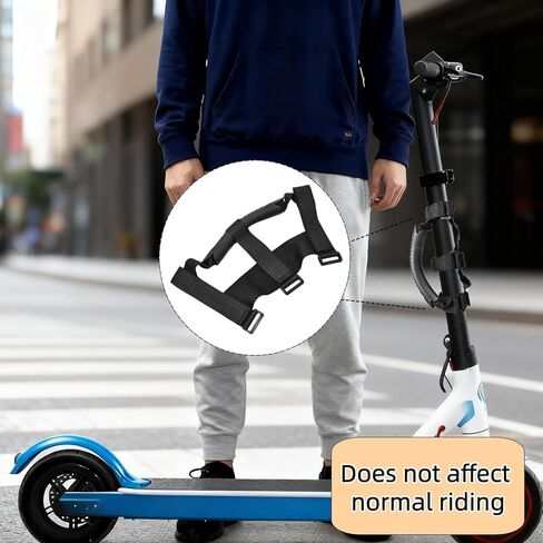 2 PCS Universal Scooter Carry Strap Heavy-Duty Nylon Handles for Electric Scooter Portable Transport and Basket Attachment Adjustable Hand Carry Strap Extender in Kuwait