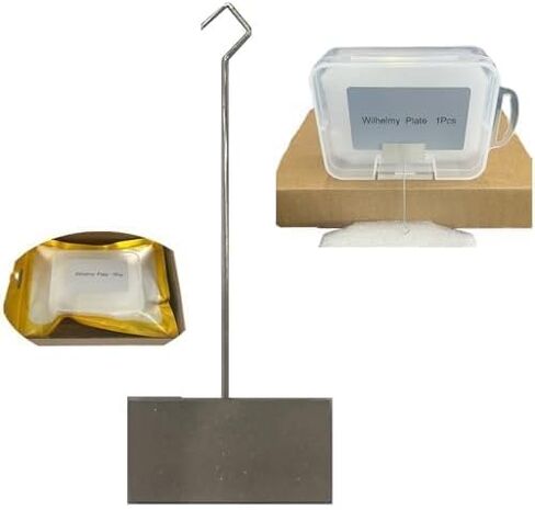 Automatic Interfacial Tensiometer Liquid Surface Tension Meter With ASTM D-971 Standard Accuracy 0.1mN/m Platinum Plate Measuring Range 0 to 1000mN/m For Food Oil Paint Test in Kuwait