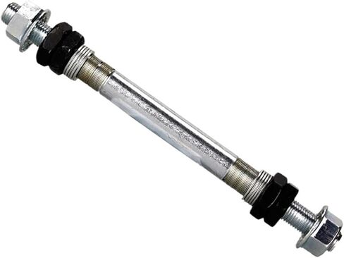 Quick Release hub Bike Bike Wheel Hub Axle Steel Solid Spindle Shaft Vintage Convert to Bearing Hubs for E Bike Fixie BMX MTB Road Skewer Through axle vs Quick Release in Saudi Arabia
