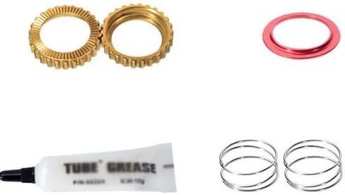 مجموعة إعادة بناء محور Star Ratchet 60T - حزمة خدمة شاملة لمحور الدراجة مع سقاطتين وغطاء وشحم ونوابض وصندوق - 16.5 جم من سبائك الألومنيوم الممتازة in Saudi Arabia