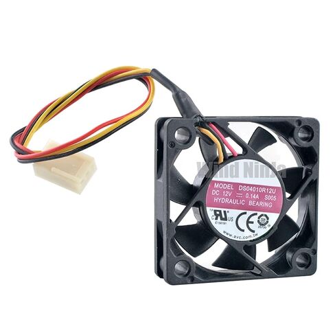 DS04010R12U 4cm 40mm Fan 40x40x10mm DC12V 0.14A (0.03A) 4500rpm Quiet Cooling Fan for South Bridge Motherboard CPU in Saudi Arabia
