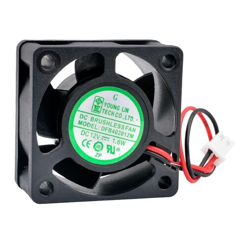 DFB402012M DFB402012H 4cm 40mm Fan 40x40x20mm DC12V 1.6W 2pin Dual Ball Cooling Fan for Small Devices with 1U Power Supply(DFB402012H 7000rpm) in Saudi Arabia