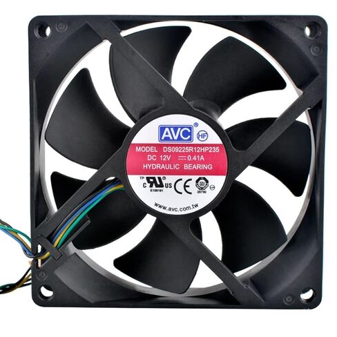 DS09225R12HP235 9.2cm 92mm Fan 92x92x25mm DC12V 0.41A 4pin High Speed axial Flow Fan Cooling Fan for Chassis Motherboard CPU in Saudi Arabia