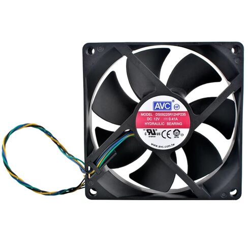 DS09225R12HP235 9.2cm 92mm Fan 92x92x25mm DC12V 0.41A 4pin High Speed axial Flow Fan Cooling Fan for Chassis Motherboard CPU in Saudi Arabia