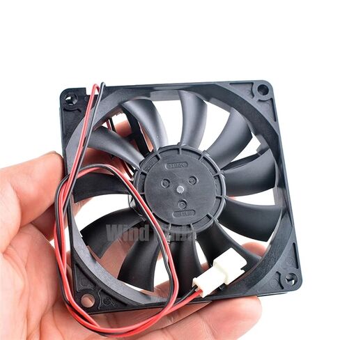 08015SS-12J-BA 8 سنتيمتر 80 مللي متر مروحة 80x80x15 مللي متر DC12V 0.10A 2 خطوط مروحة التبريد برودة لمحرك الثلاجة in Saudi Arabia