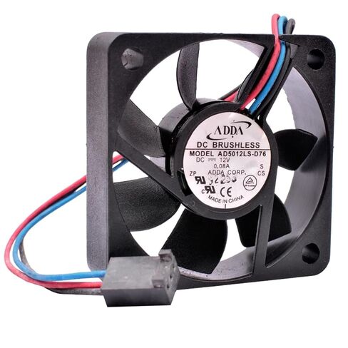 AD5012LS-D76 5 سنتيمتر 5015 50 مللي متر مروحة 50x50x15 مللي متر DC12V 0.08A 3 خطوط مراقبة سرعة مروحة التبريد الصامتة مناسبة لوحدة المعالجة المركزية اللوحة الأم in Saudi Arabia