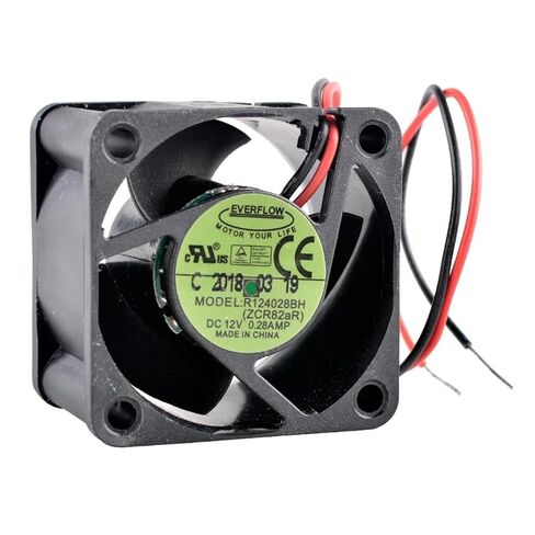 R124028BH ZCR82aR 4cm 40mm Fan 40x40x28mm DC12V 0.28A 2lines Dual Ball Bearing Cooling Fan for 1U 2U Server Power Supply in Saudi Arabia