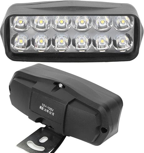 مصباح أمامي Ebike 48V 36V، 12V-80V متوافق، مصباح أمامي LED عالمي للدراجات النارية، مصباح دراجة كهربائية عالي السطوع لتحويل الدراجة ثلاثية العجلات in Saudi Arabia