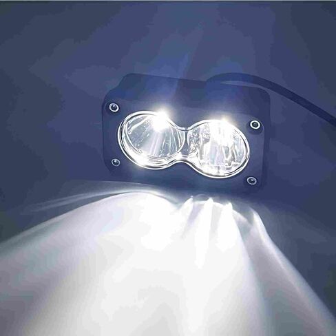 Baja Light Ridstar Q20، مصباح أمامي للدراجة الإلكترونية، 20 وات 6000K IP76 مقاوم للماء 3 دبابيس، حماية شعاع ساطع ليلاً، شريط إضاءة لـ Ridstar Q20 in Saudi Arabia