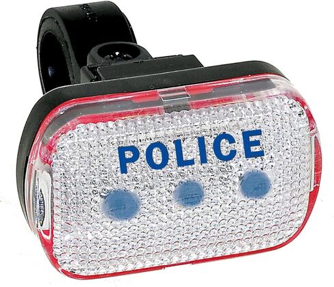M-Wave Blue LED Bicycle Taillight White/ Blue, Universal Fit in Saudi Arabia
