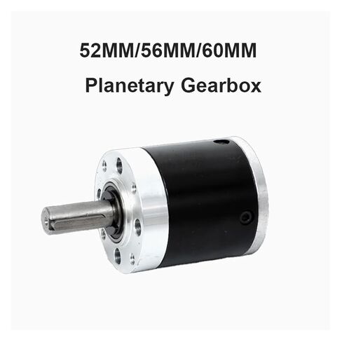 52/56/60MM Planetary Gear Reducer can be Equipped with brushless DC Motor Stepper Motor high Torque Low Noise Long Service Life(6mm Gear,15 to 1_60MM Reducer) in Kuwait