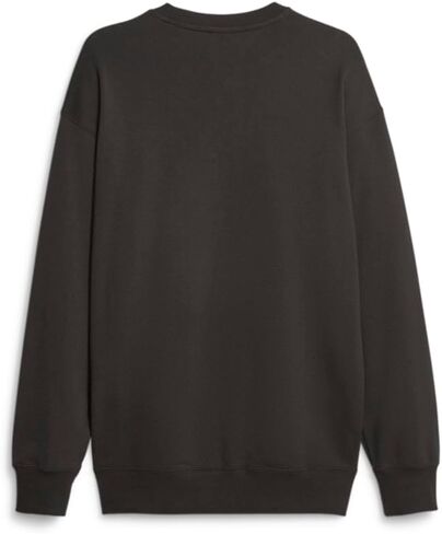 PUMA Mens Better Classics Logo Crew Neck Sweatshirt Casual - Black in Saudi Arabia
