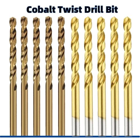 M35 Twist Drill Bit Set (1-13mm) - HSSCO/HSSE for Metal Stainless Steel Aluminum Wood 5/10Pcs(10.5mm(5PCS)) in Saudi Arabia