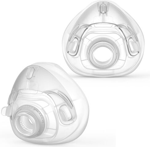 Upgraded Cushion for Airfit F40 with Quiet Vent Ring, 2-Pack Full-Face CPAP Mask Cushion for F40 Mask - Optimized Comfort & Whisper-Quiet Seal, Medium in Saudi Arabia