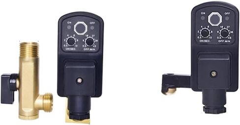 1PCS 1/2 inch DN15 AC 220V Timing 2-Way air Compressor air Tank Automatic Drain Valve Valve Solenoid Valve(One-boday Type,220V) in Kuwait