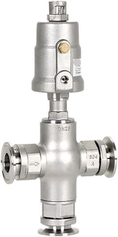 1PCS JDF1200S015 Stainless Steel SS304 Actuator Two-Position Three-Way air-Controlled Angle seat Valve for Packaging Machines(SS304 050 G2) in Kuwait